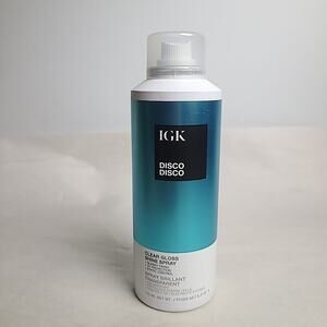 IGK Hair And Beauty DISCO DISCO Salon Clear Gloss Shine Spray 5.3 Oz